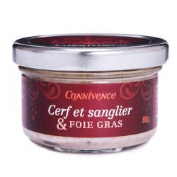 Terrine de cerf et sanglier & foie gras