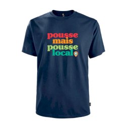 T-shirt homme − Pousse mais pousse local - Impression en couleurs Medium