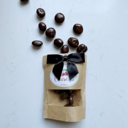 Cerises séchées enrobées de chocolat noir