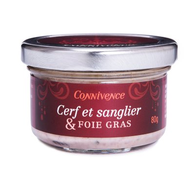 Terrine de cerf et sanglier & foie gras